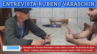 Entrevista com Rubens Varaschin sobre as eleições desde 1958 até 2024 em Água Doce [upl. by Hesta]