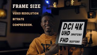 Video Frame Size Video Resolution Bitrate  Made Easy [upl. by Elsey]