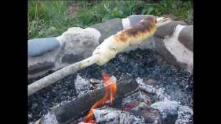 Making Campfire Bannock on a Stick [upl. by Eimaj594]