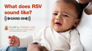 What Does RSV Sound Like  AAP shorts [upl. by Mariande]