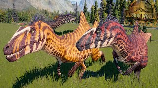 HERMANOS DINOSAURIOS CONCAVENATOR HACEN ALGO INCREIBLE PARA SOBREVIVIR Jurassic World Evolution 2 [upl. by Artemisia856]