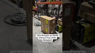 120V Minisplits are MORE Efficient Than 240V Minisplits hvac minisplit shippingcontainer [upl. by Portie]