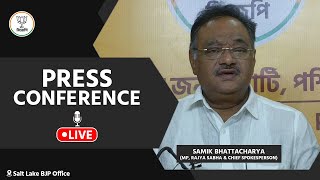 Press Conference by Samik Bhattacharya MP Rajya Sabha amp Chief Spokesperson at SaltLake BJP Office [upl. by Adelheid]