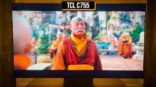 TV Smart TCL C755  Unboxing and image testing [upl. by Idnahs191]