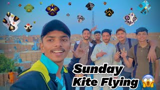 Flying Kite On Sunday 😱kitefight basant2024 [upl. by Asenab596]