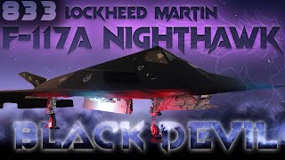 F117A Nighthawk quotBlack Devilquot At The Palm Springs Air Museum [upl. by Draillih]