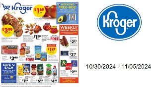 Kroger Weekly Ad US  10302024  11052024 [upl. by Ehcrop]