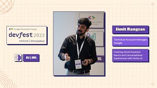 DevFestAhm  Creating GenAI Powered Search with Vertex AI by Jimit Rangras [upl. by Columbyne453]