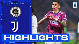 SpeziaJuventus 02  Di Maria seals Juve win with great goal Goals amp Highlights  Serie A 202223 [upl. by Mariano572]