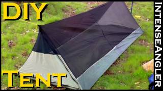 Homemade Ultra Lightweight Bivy Tent For Backpacking [upl. by Radnaxela]