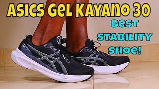 Asics Gel Kayano 30 first review on feet asicsrunning asicsgel bestrunningshoes Kayano30 [upl. by Nomla]