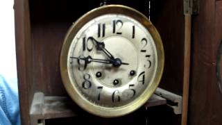 Gustav Becker Westminster Chimes Clock Working [upl. by Jacquet222]