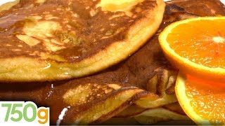 Recette de Pancakes façon génoise 750g [upl. by Sucramat660]