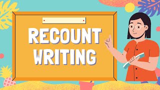 How to write a Recount  Recount writing creativewriting memoir writingjournal [upl. by Salis486]