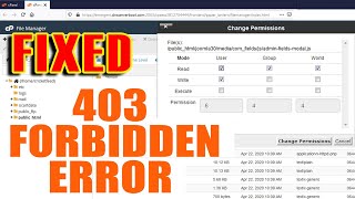 How to Fix The 403 Forbidden Error Step by Step ☑️ [upl. by Lankton389]