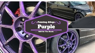 Painting Alloys Purple Without Popping the Beads  Step By Step Guide [upl. by Anoid134]