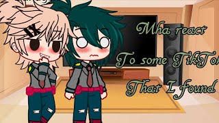 Mha react to TikToks that I foundmhabkdk🧡💚 [upl. by Walczak]