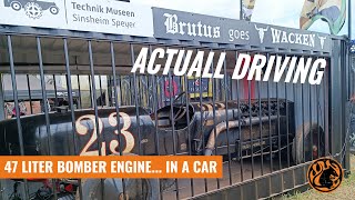 Someone Put a 47 Liter Bomber Engine in a Car  Wacken WOA 2022 [upl. by Eneroc]