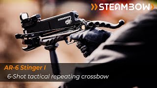 Steambow AR6 Stinger  Tactical Repeating Crossbow [upl. by Oxford]