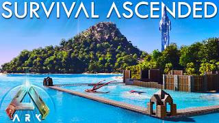 Ark Survival Ascended  Mega Base Water Pen Build ASA E41 Ark Ascended Gameplay [upl. by Valorie192]