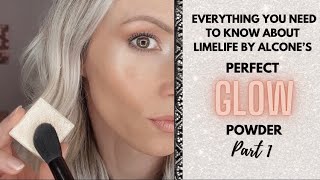 How to use LimeLife by Alcone’s “Perfect Glow” Powder • Part 1 [upl. by Ljoka]