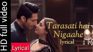 Tarasti hai nigaahe full video song by Asim azahar feat Bilal ashraf amp Mahira khan [upl. by Ahsil]