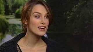 Keira Knightley Interview about Atonement on ITV [upl. by Adnol288]