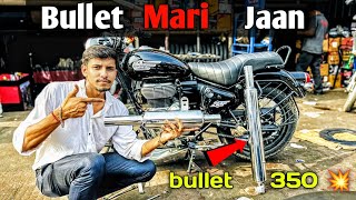 New Standard Bullet 350 Modification  Bs7 Bullet Meri Jaan Short Bottle💥 [upl. by Anayeek]