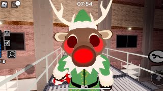 Piggy 🐷 but 100 players Rudolphus JumpScare [upl. by Dasie]