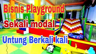 Playground indoor sangat bagus ide bisnis playground [upl. by Narret]