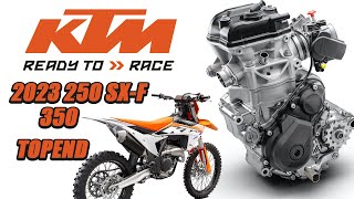 2023 KTM 250350 SXF TOPEND STEP BY STEP [upl. by Iosep]