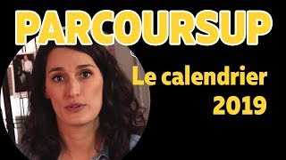 Parcoursup  le calendrier 2019  Les Bons Profs [upl. by Malarkey]