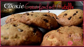 ◤Recette n°1◥  Cookie coeur fondant au Nutella ❀ [upl. by Dore59]