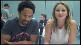 Shantel VanSanten and Craig Frank The Messengers Interview [upl. by Nilla]