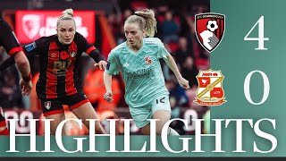 Extended Highlights AFC Bournemouth Women vs Swindon Town Women [upl. by Arutak]