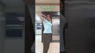 yoga after the dinner vandnakadarpan yogforhelthylife yogawellness trendingvideo viralpune [upl. by Florance]