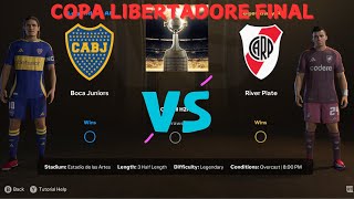 Boca Junior Vs River plate  Superclasico  CONMEBOL Libertadores Final  FC 25 [upl. by Rabma]