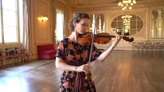 Hilary Hahn performs Gigue from Bachs Partita No 3 [upl. by Salas]