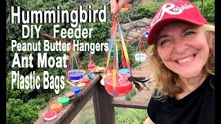 Hummingbird Peanut Butter Feeder EASY DIY Hanger amp Ant Moat Hummingbirds Love Nectar Homemade Recipe [upl. by Aviv791]