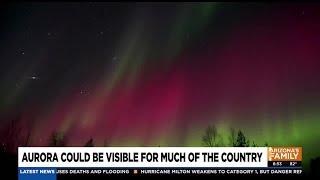 Geomagnetic storm could make aurora visible in US disrupt power grid [upl. by Anilahs]