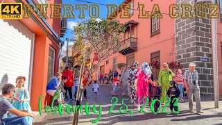 4K Carnival in Puerto De La Cruz Tenerife Canary Islands Spain [upl. by Kramer524]