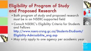 NSERC postgraduate programs summary  Chapter 1 [upl. by High]