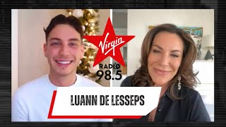 Luann de Lesseps Real Housewives of New York interview [upl. by Elleb294]