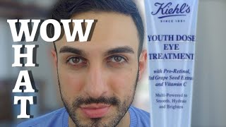 KIEHLS Youth Dose Eye Treatment 1 MONTH REVIEW [upl. by Upali869]