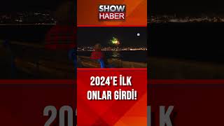 Yeni yıla ilk giren ülke Yeni Zelanda 2024e quotmerhabaquot dedi showanahaber shorts [upl. by Prouty]