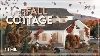 Bloxburg  Cozy Fall Cottage  Speedbuild Part 12 [upl. by Sitnalta]