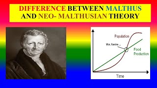 Difference between Malthus and NeoMulthusian population Theory  Sociology [upl. by Halimaj]