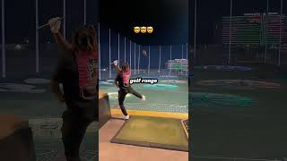 INCREDIBLE One Handed Golf Swing snappygilmore [upl. by Paten37]