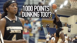 FlauJae Johnson Went Off Tries In Game Dunk Scored 1000 Points For Sprayberry [upl. by Kensell]