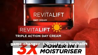 Loreal Paris Revitalift Triple Action Day Cream  Best Day Cream For Glowing Skin [upl. by Bunnie]